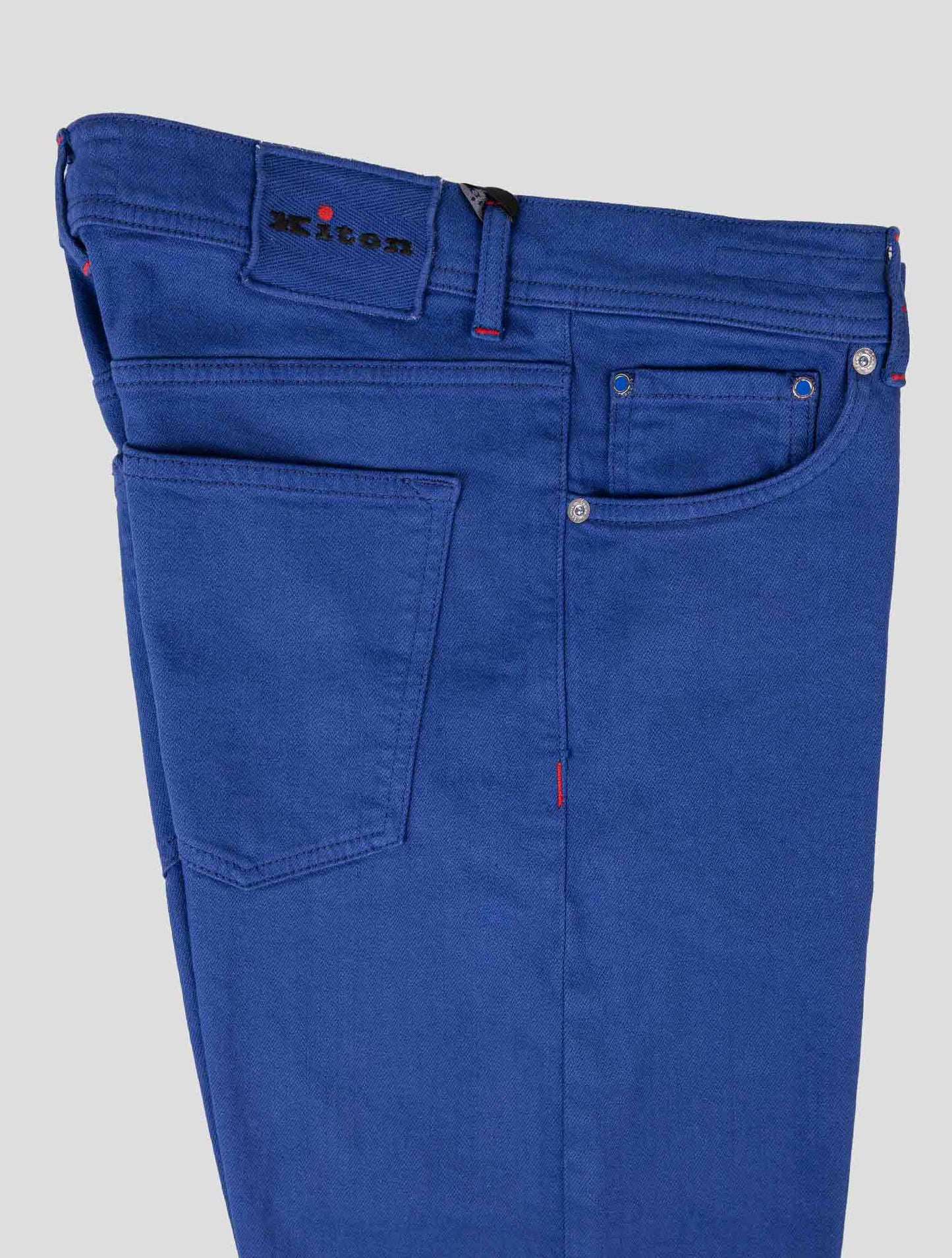 Kiton Blue Cotton Ea Jeans