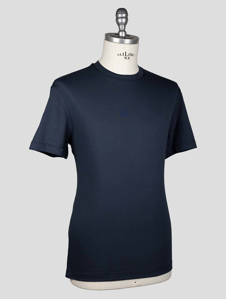 Kired Dark Blue Cotton T-Shirt