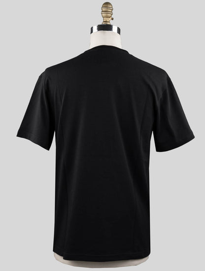 KNT Kiton Black Cotton T-shirt
