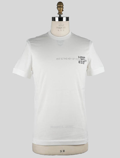 KNT Kiton T-Shirt Algodão Branco
