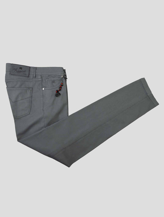 Marco Pescarolo Gray Cotton Silk Ea Jeans