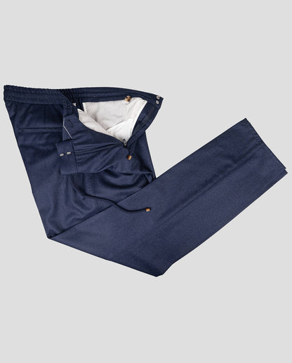 Blaue Jungfrau Wollhosen Brunello Cucinelli