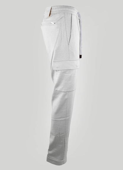 Marco Pescarolo Gray Cotton Silk Pa Cargo Pants