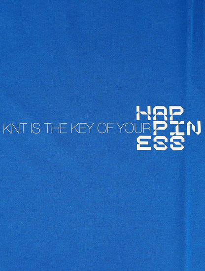KNT Kiton camiseta de algodón azul