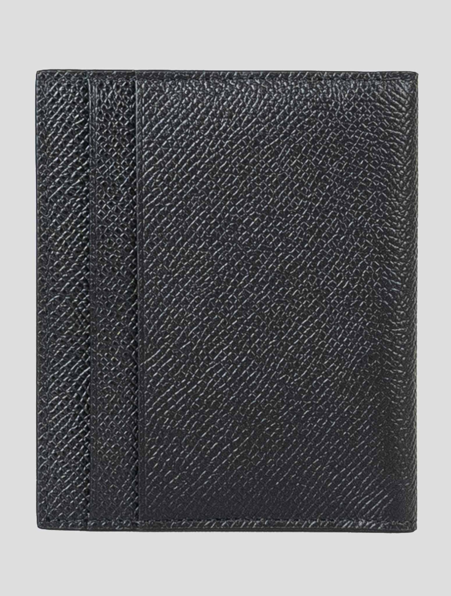 Ferragamo Black Leather Document Holder