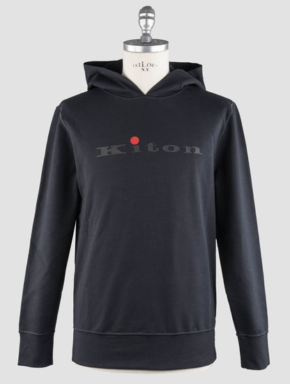 Kiton Black Cotton Ea Sweater