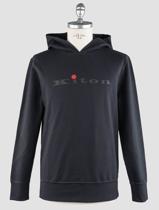 Jersey de algodón negro de Kiton Ea