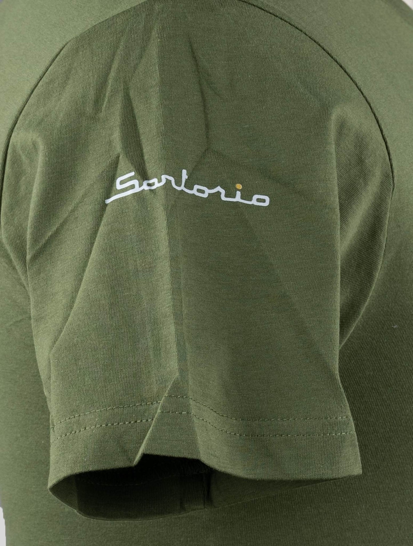 Зеленый хлопковый свитер Sartorio Napoli Специальное издание