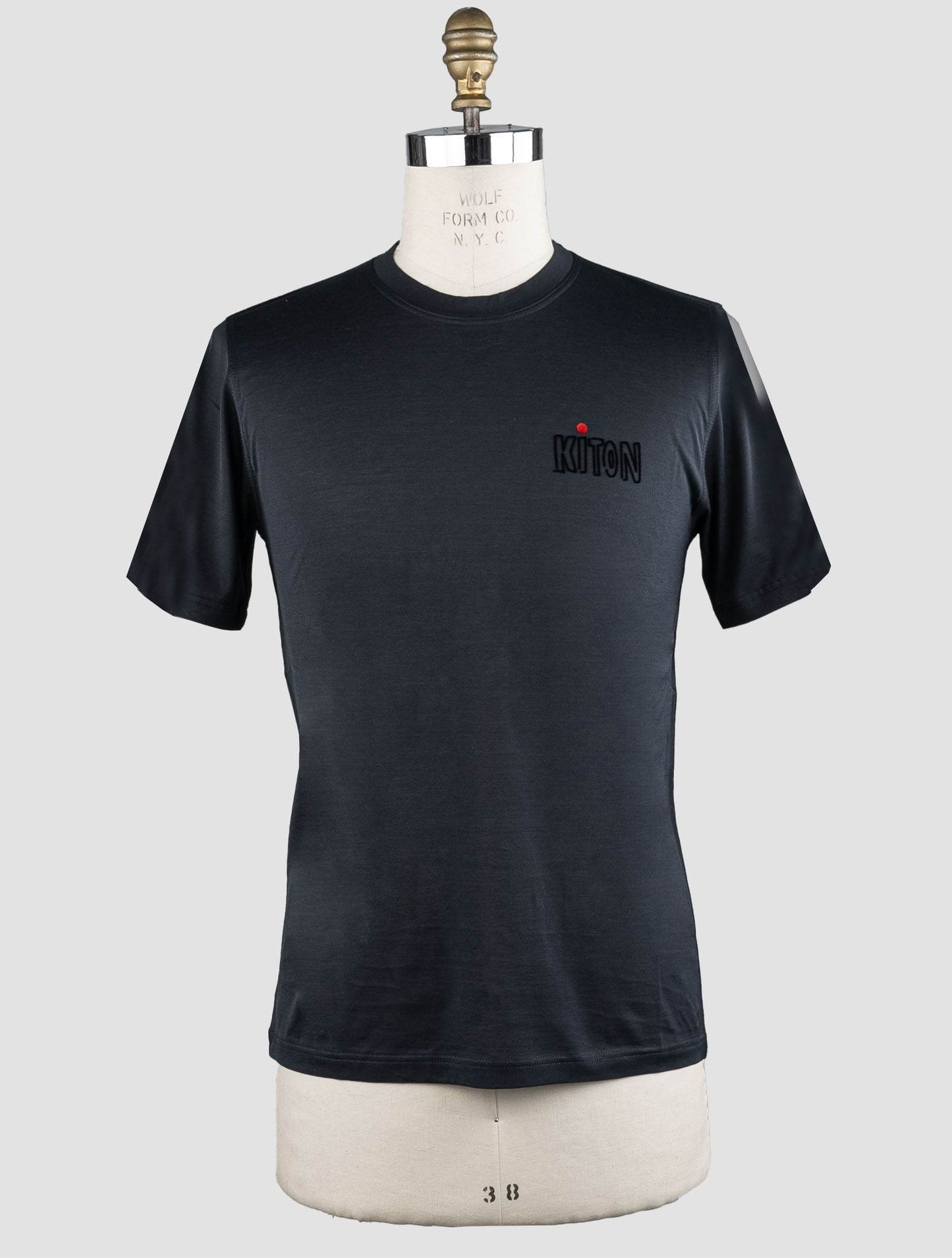 Kiton zwart katoenen T-shirt
