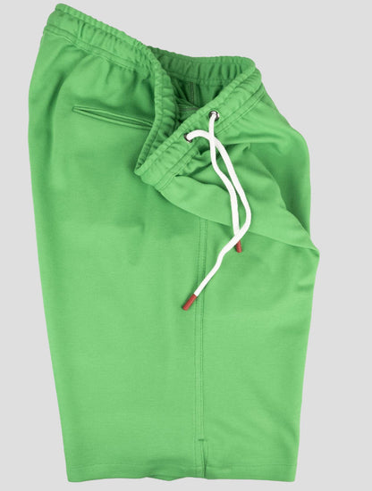 Pantalones cortos de algodón verde de Kiton