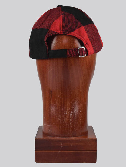 Gorra de béisbol Woolrich Pl Pa de lana roja y negra
