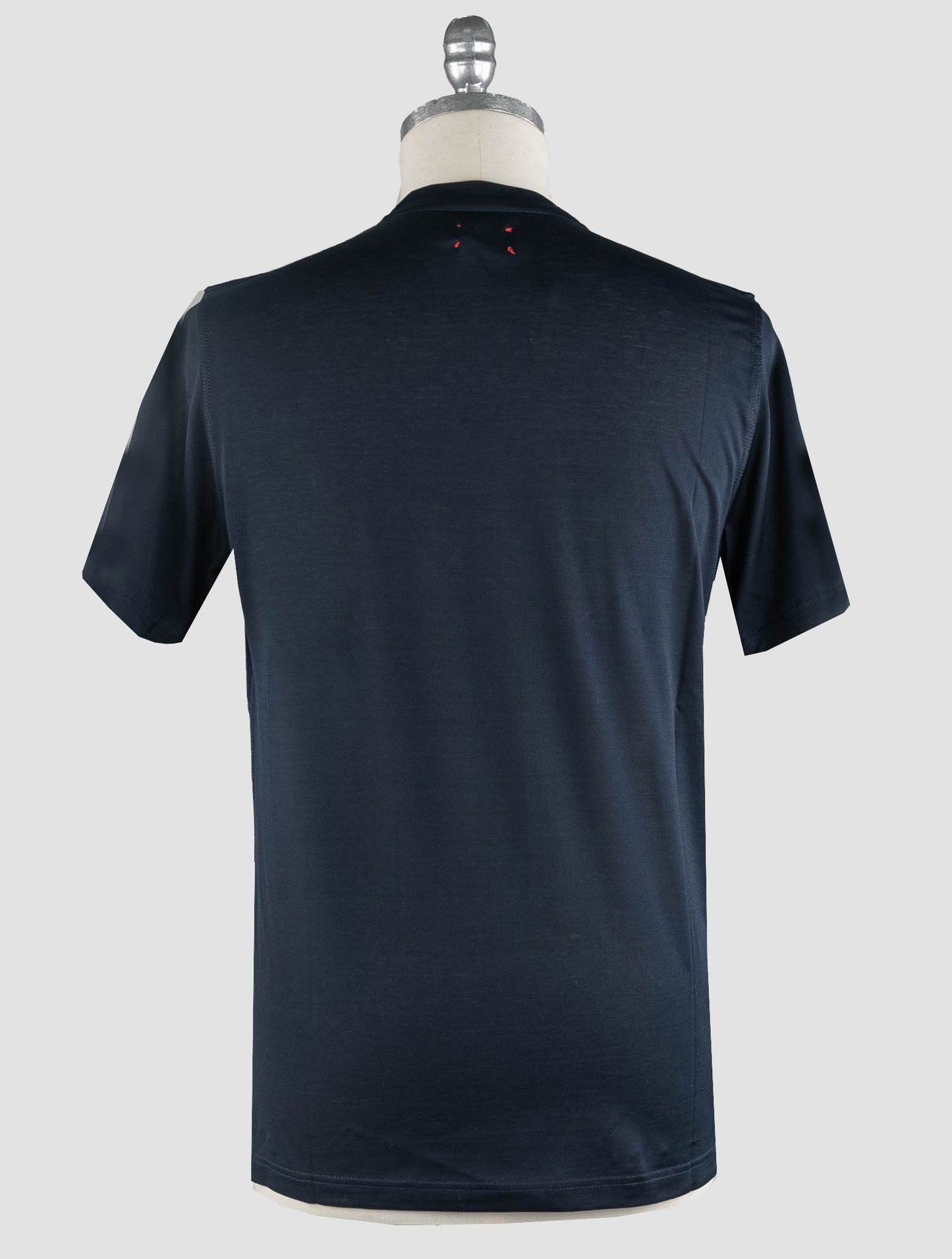 T-shirt bleu marine en coton Kiton