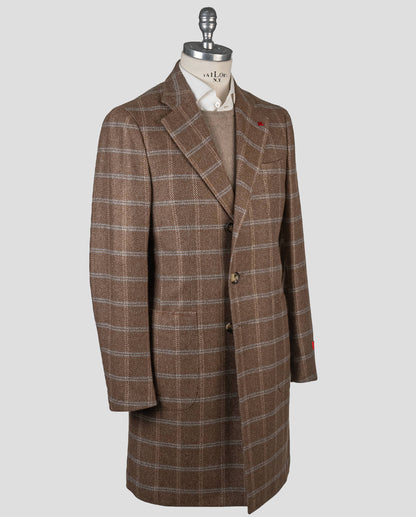 Manteau en cachemire multicolore Isaia