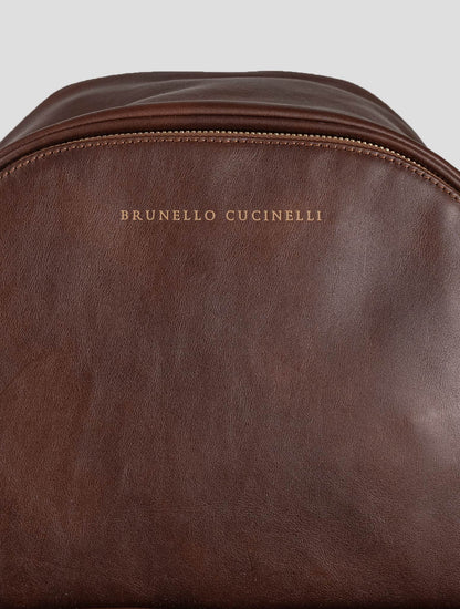 Brunello Cucinelli Ruksak od smeđe kože