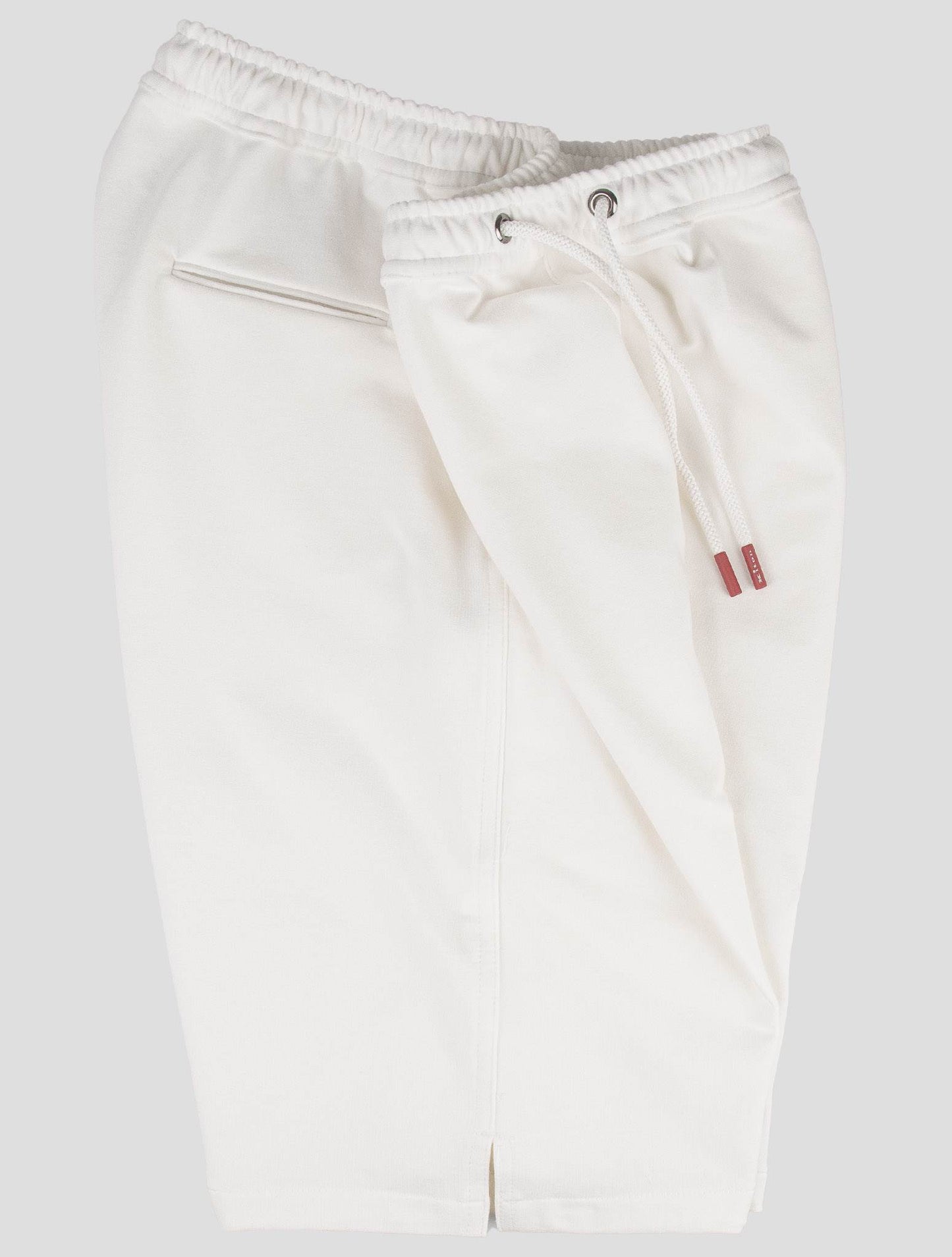 קיטון כותנה לבנה מכנסיים קצרים
