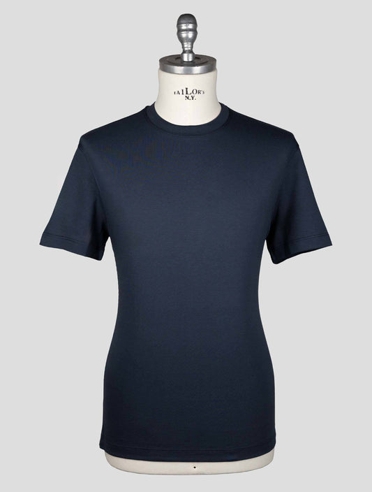 Kired Blue Navy Cotton T-Shirt