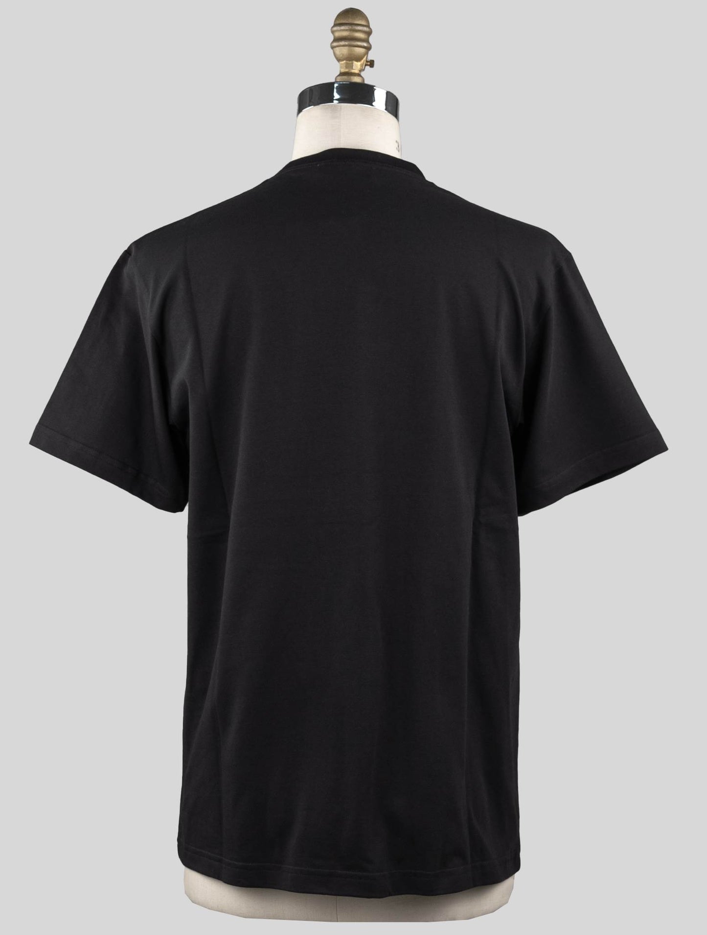 KNT Kiton Svart bomull T-shirt