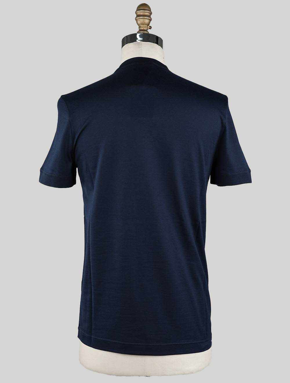 KNT Kiton Blauw Katoen T-Shirt