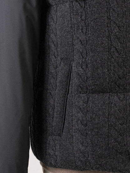 Cesare Attolini Gray Cashmere Pl Coat