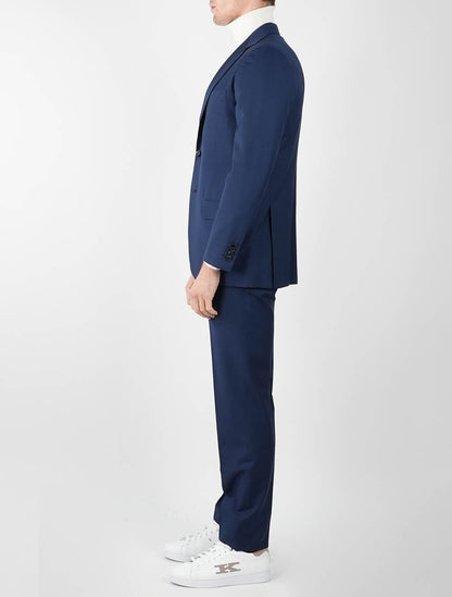 KITON Blue Virgin Wool Suit