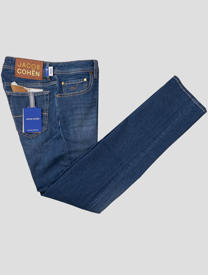 Jacob Cohen Blaue Els Ea Jeans aus Baumwolle