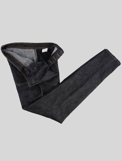 KNT Kiton-Jean en coton noir