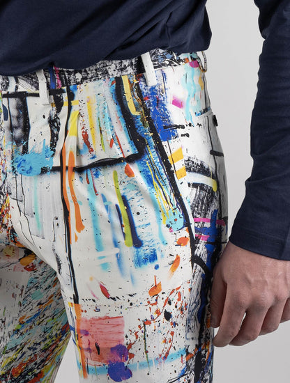 Knt קיטי ססגונית מכנסיים מהדורה מיוחדת