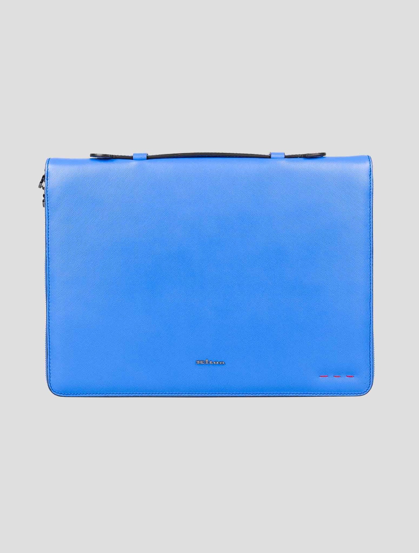 Kiton Light Blue Leather Document Holder