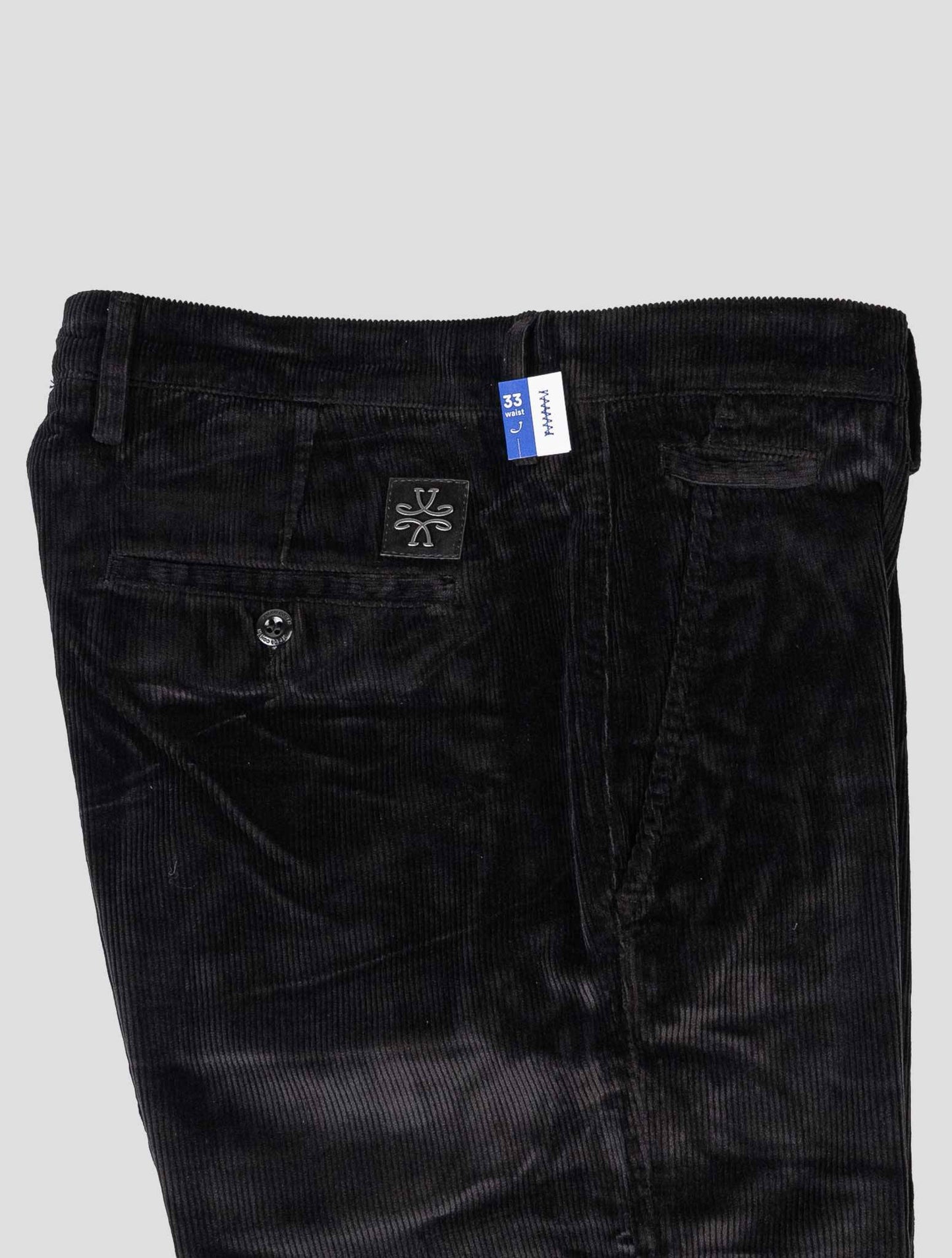 Jacob Cohen Black Cotton Md Ea Velvet Pants