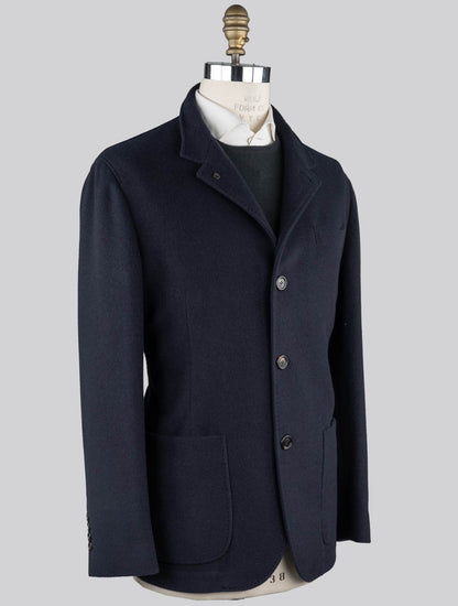 Brunello Cucinelli Blue Cashmere Coat