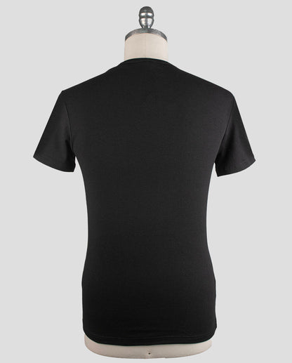Kiton Black Cotton Ea T-Shirt Underwear