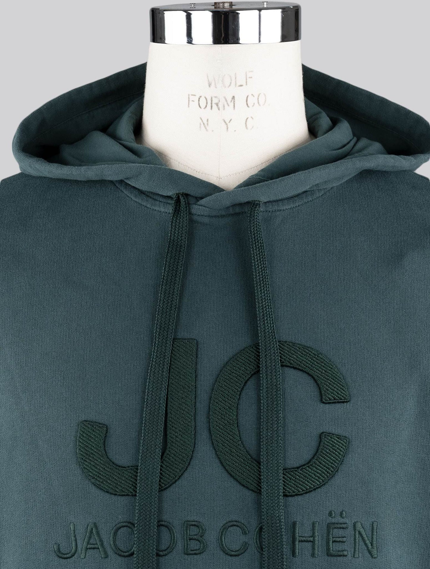 Džeikoba Koena zaļais kokvilnas džemperis