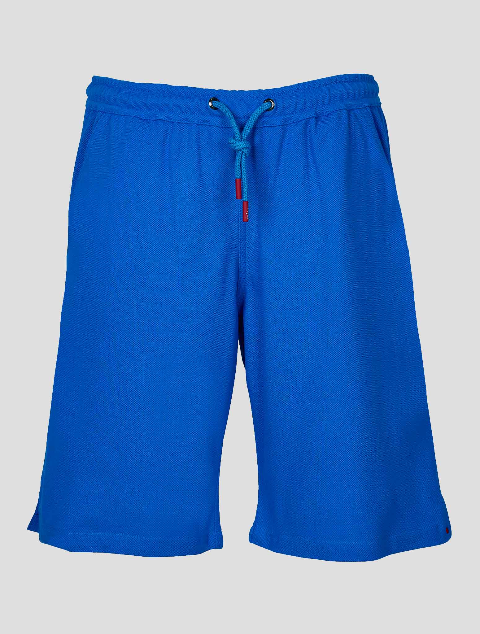 Kiton Light Blue Cotton Short Pants