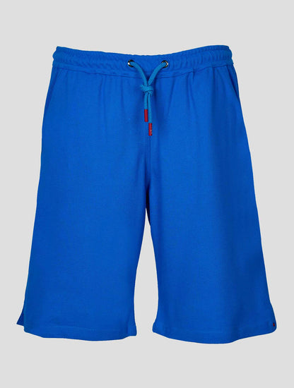 Kiton Light Blue Cotton Short Pants