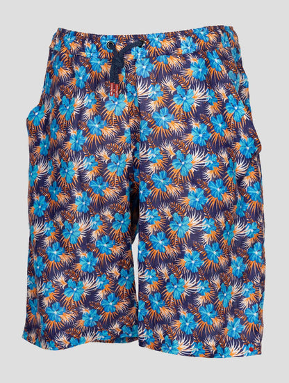 Kiton Multicolor Linen Short Pants KJY43