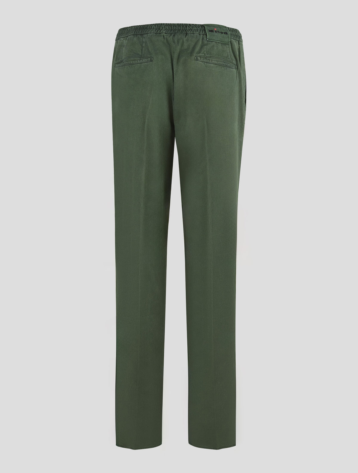 Kiton Green Lyocell Cotton Ea Pants