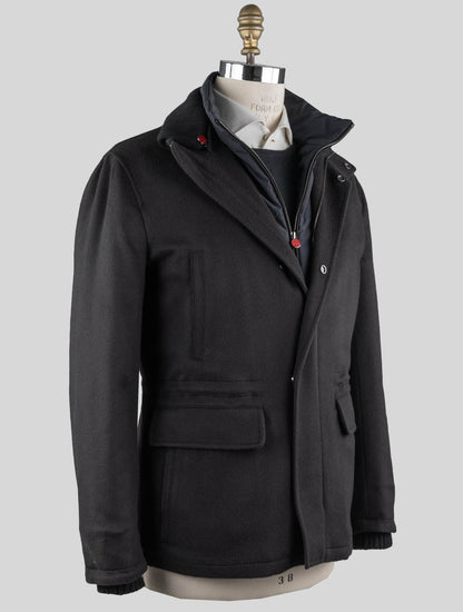 Kiton Black Vicuna Coat