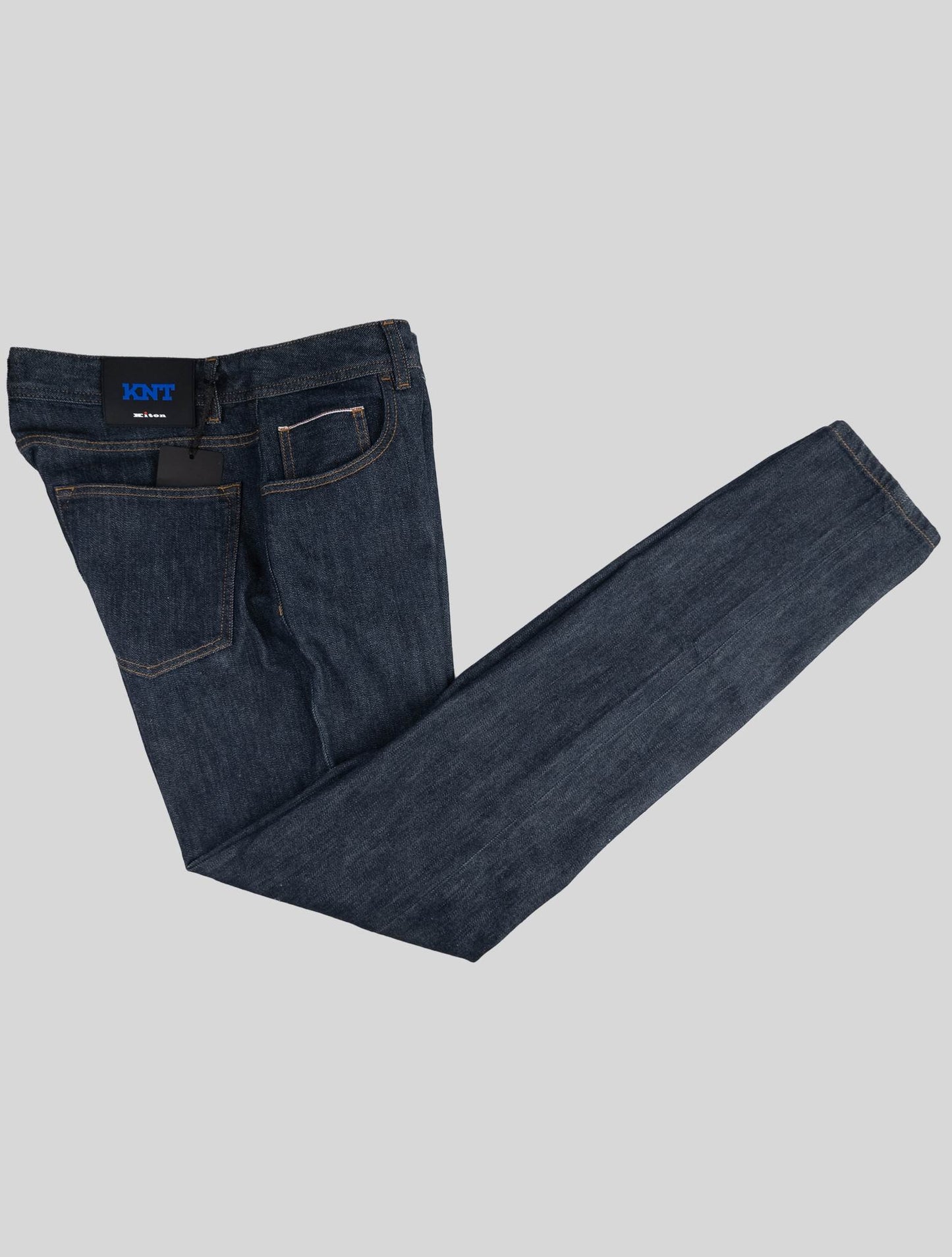 KNT Kiton Blaue Baumwolle Pe Jeans