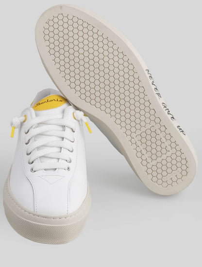 Sartorio Napoli White Lether Sneakers