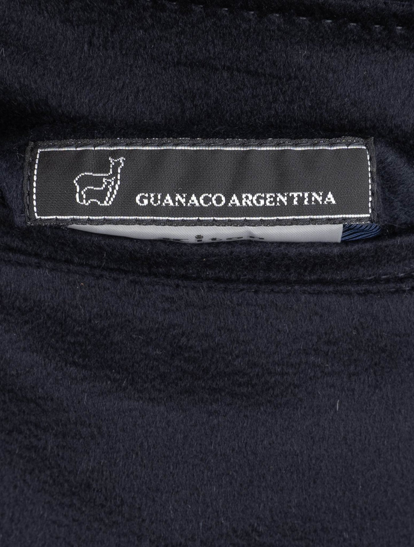Kiton Blue Guanaco Argentina Overcoat