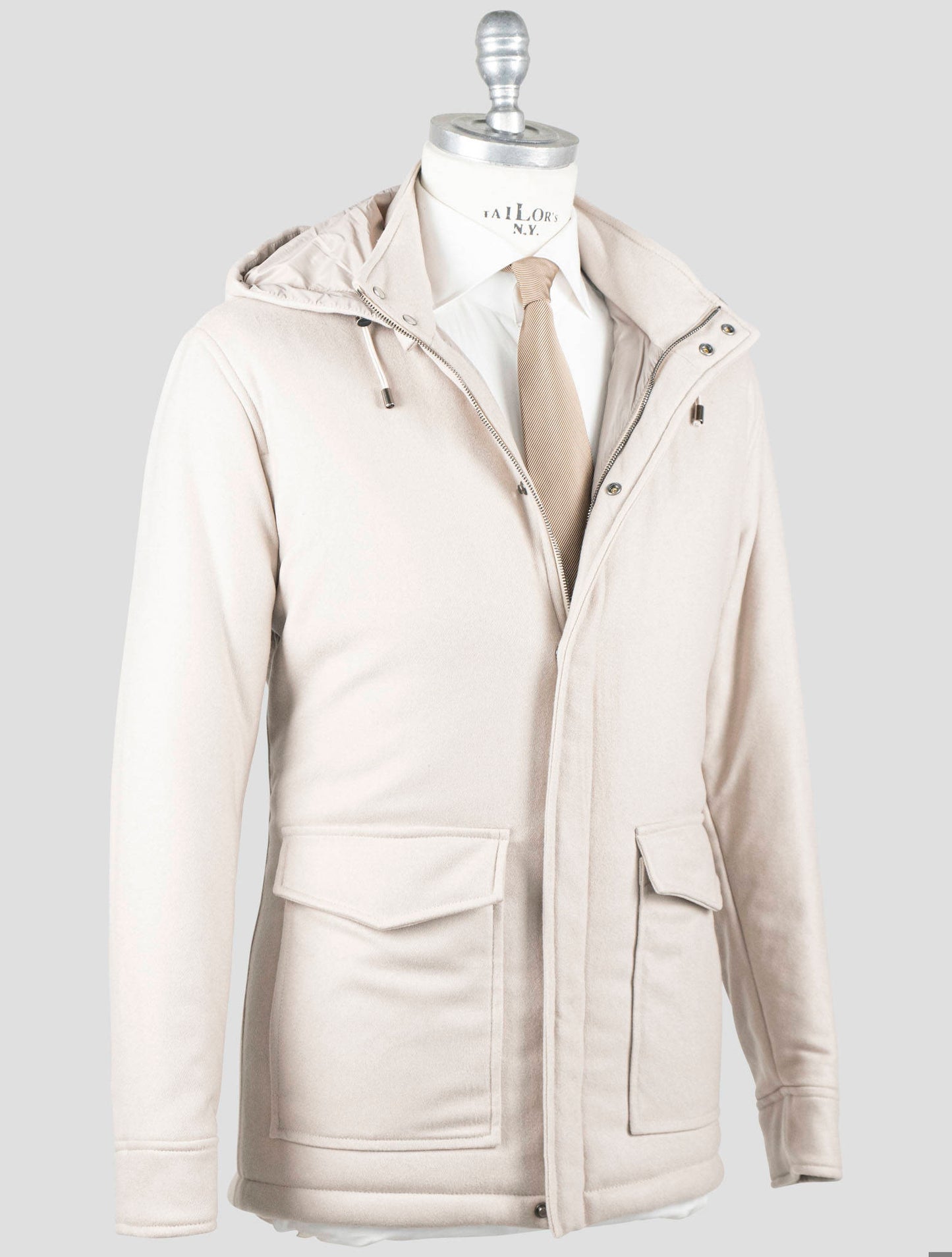 Barba Napoli Beige Cashmere Ea Coat