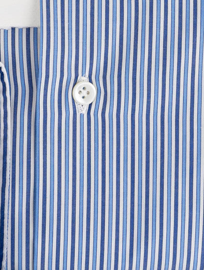 Luigi borrelli daudzkrāsains kokvilnas krekls