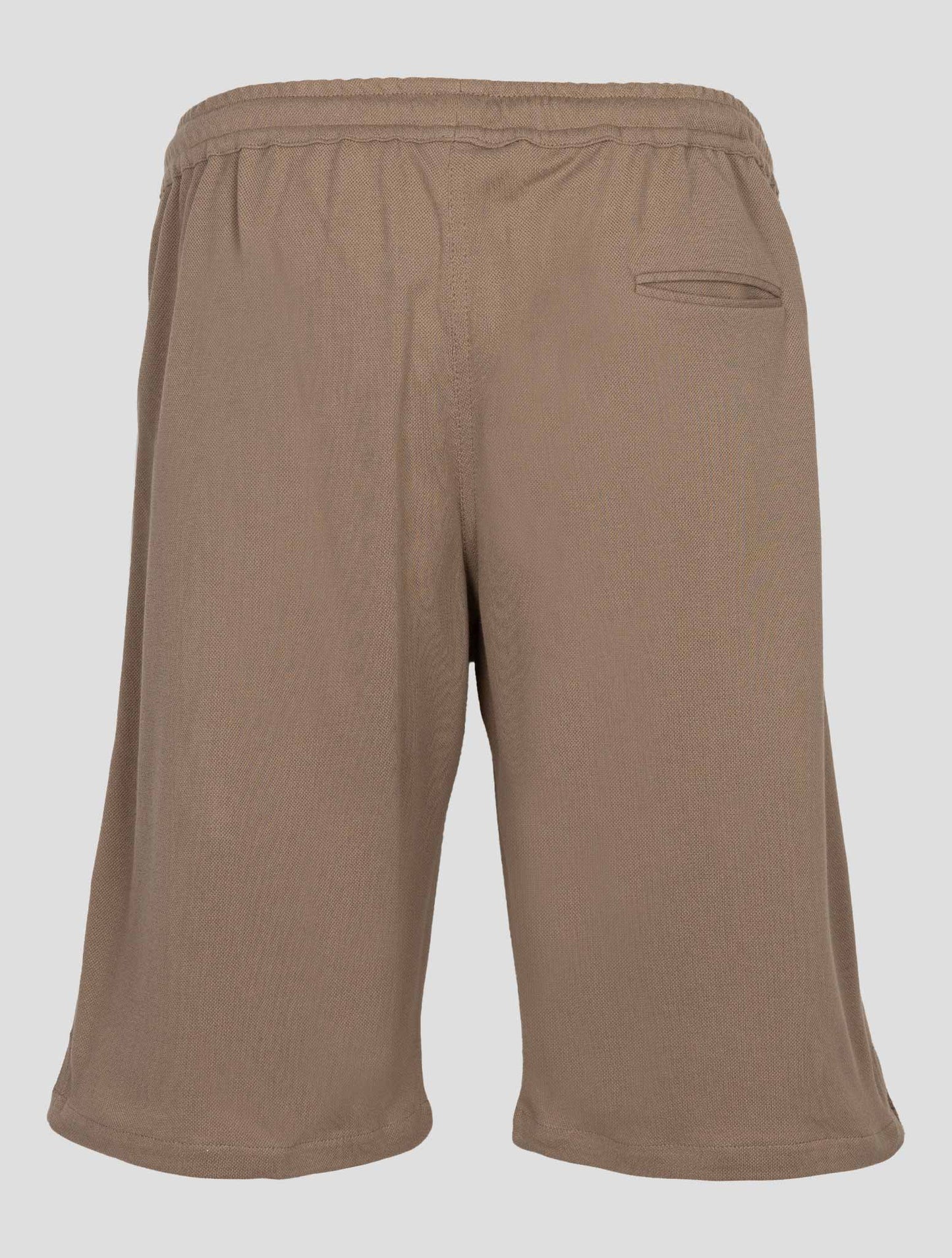Kiton Taupe Cotton Short Pants