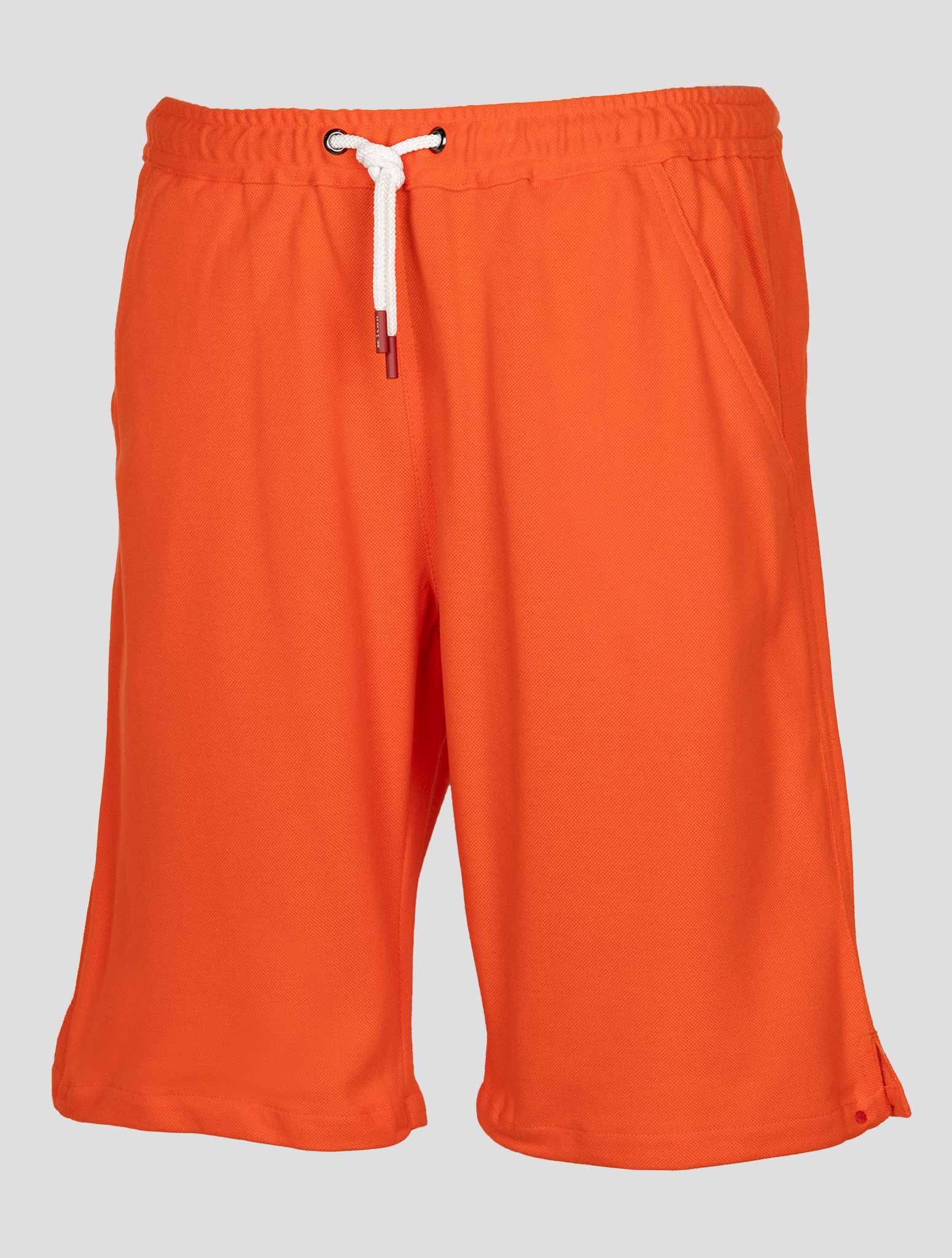 Kiton Orange Cotton Short Pants