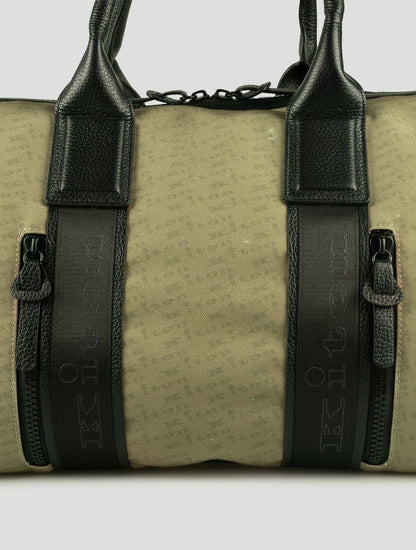 Kiton Green Cotton Pl TravelBag