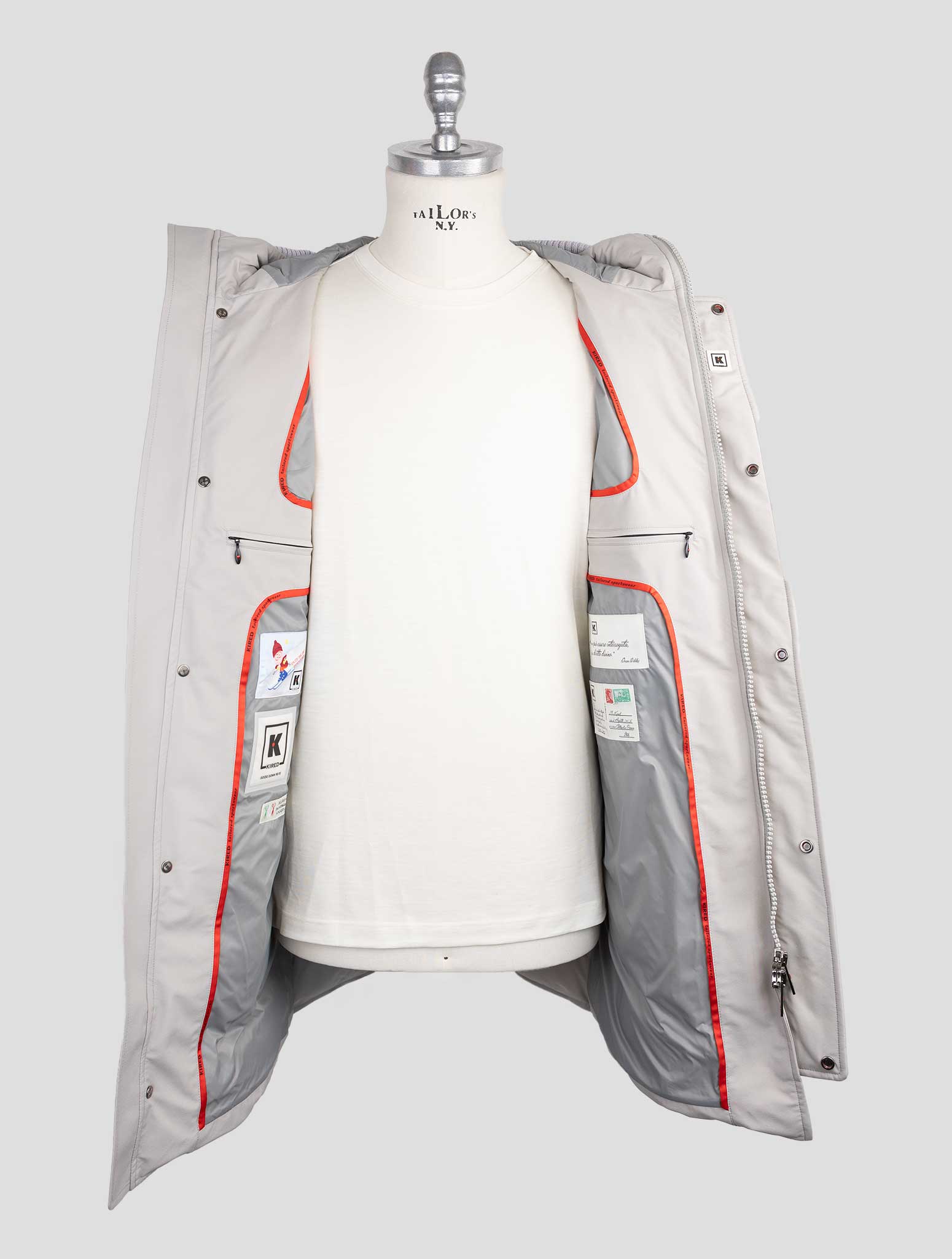 Kired Gray Pa Overcoat