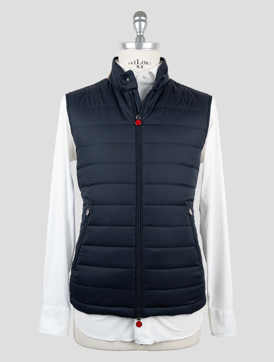 Kiton Blue Pl Gilet Coat