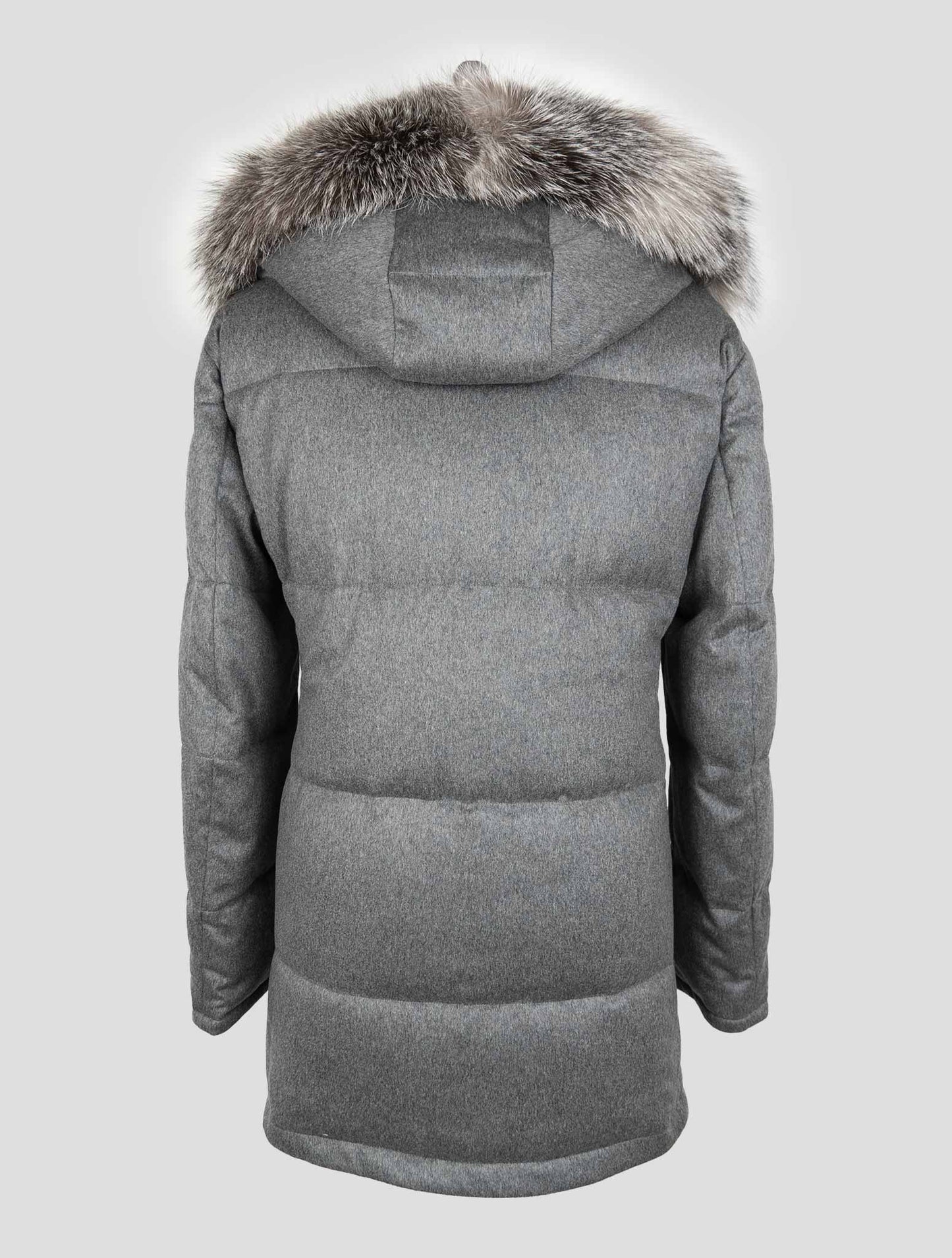 Kired Gray Wool Ea Overcoat