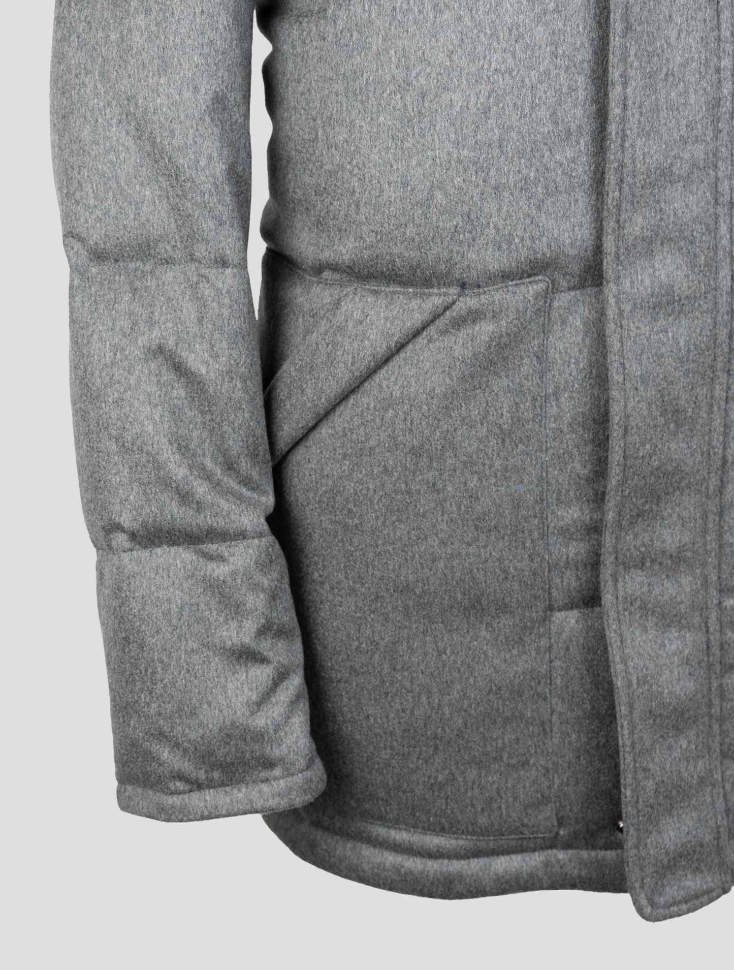 Kired Gray Wool Ea Overcoat