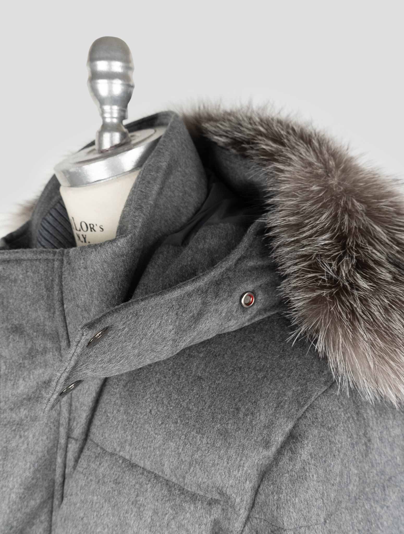 Kired Gray Wool Ea Overcoat